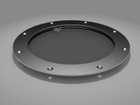 Stainless steel bolted porthole